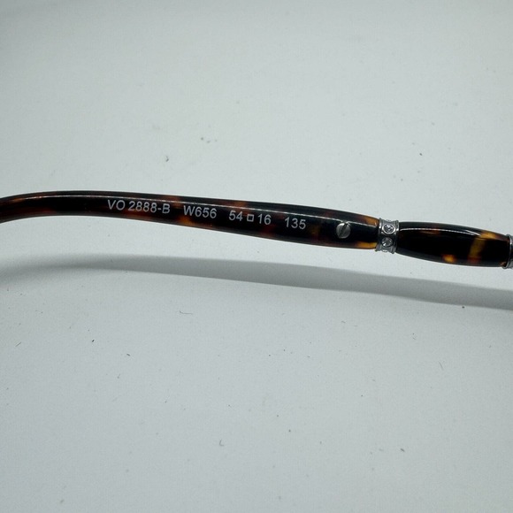 Vogue Havana Crystals Brown Tortoise VO2888-B W656 Optical 54-16-135 H10484 - Picture 5 of 7